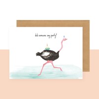 STUDIO BERTHA card - did someone say party