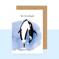 STUDIO BERTHA card - hallo, lief wereldwonder