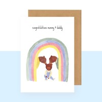 STUDIO BERTHA card - mommy and daddy