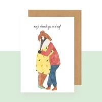 STUDIO BERTHA card - a hug