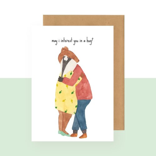 STUDIO BERTHA card - a hug