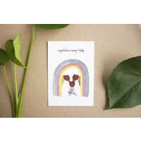 STUDIO BERTHA card - mommy and daddy