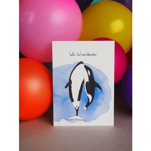 STUDIO BERTHA card - hallo, lief wereldwonder