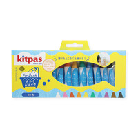 KITPAS bath crayons - 10 colors with sponge