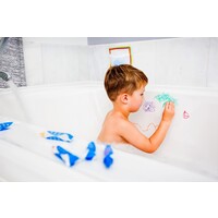 KITPAS bath crayons - 10 colors with sponge