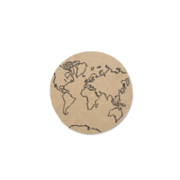 world carpet in jute FERM LIVING world carpet in jute