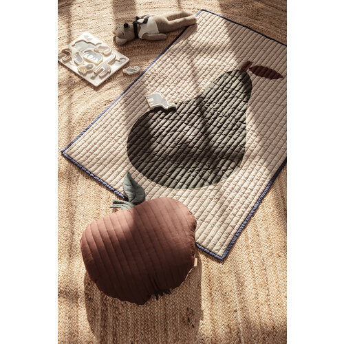 FERM LIVING apple quilted cushion