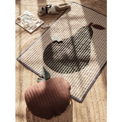 FERM LIVING pear quilted blanket