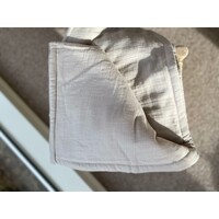 ATELIER ANNUR blanket uni pebble mini