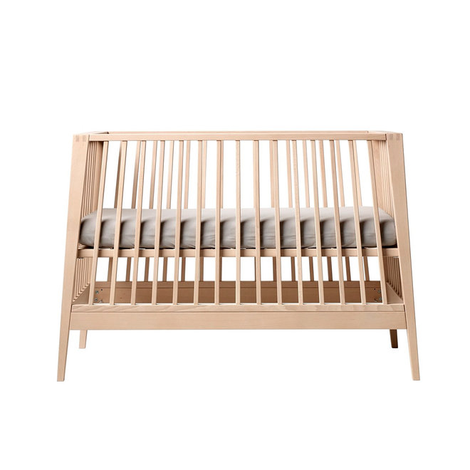 linea baby cot - beech