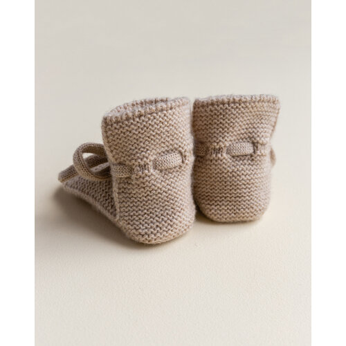 HVID booties - sand - 0-9M