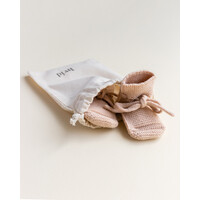 HVID booties - apricot - 0-9M