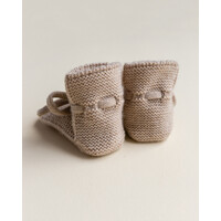 HVID booties - sand - 9-15M