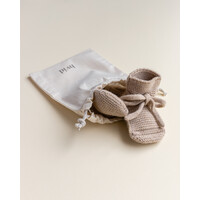 HVID booties - sand - 9-15M