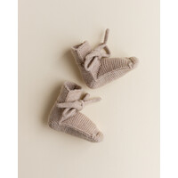 HVID booties - sand - 9-15M