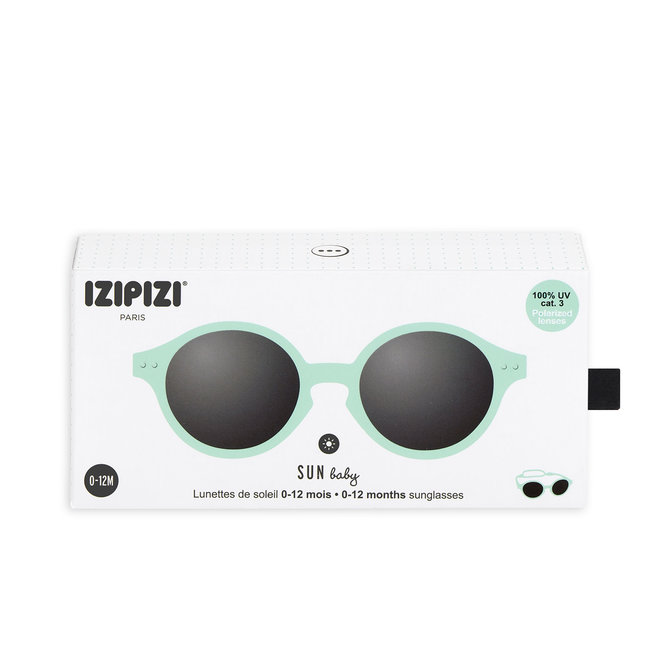 baby sunglasses - aqua green - 0-9M