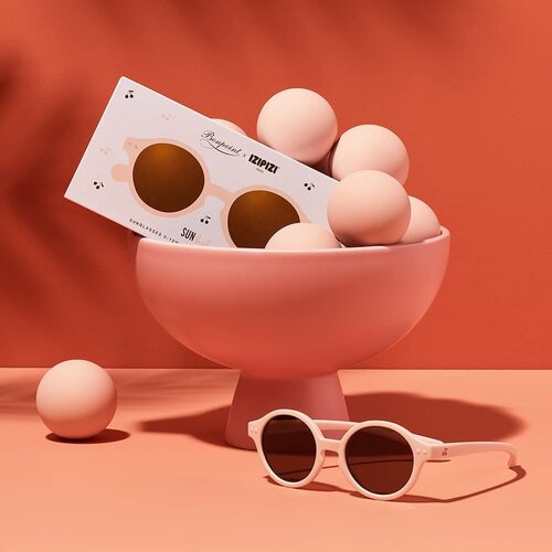 IZIPIZI baby sunglasses - pastel pink - 0-9M