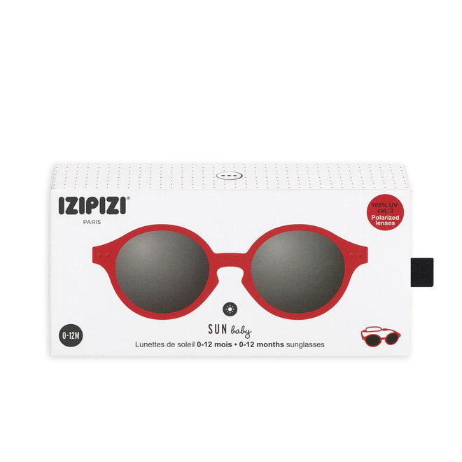 baby sunglasses - red - 0-9M