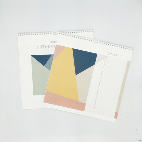 sunny shapes birthday calender