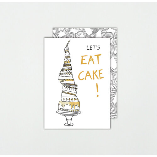 card - let's eat cake