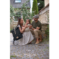 LAESSIG rolltop diaper bag - night blue