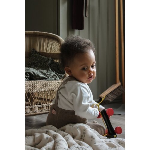 SILLY SILAS footed cotton tights - peanut blend