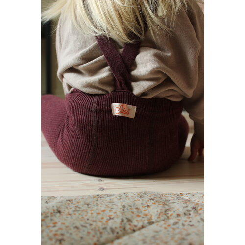 SILLY SILAS footless cotton tights - fig blend