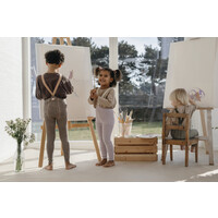 SILLY SILAS footless cotton tights - creamy lavender
