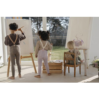 SILLY SILAS footless cotton tights - creamy lavender