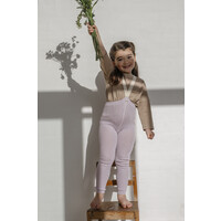 SILLY SILAS footless cotton tights - creamy lavender