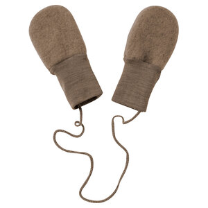 baby mittens - walnut mélange (one size)
