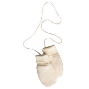 baby mittens - natural (one size)