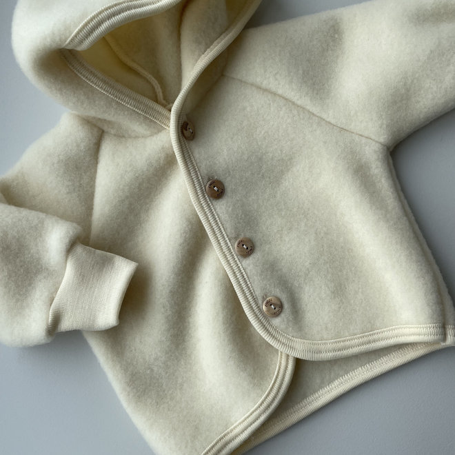 hooded jacket - natural