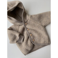 hooded jacket - walnut ENGEL NATUR hooded jacket - walnut