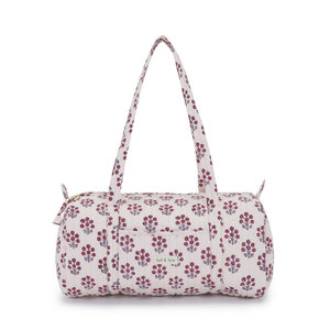 weekend bag - pink flower