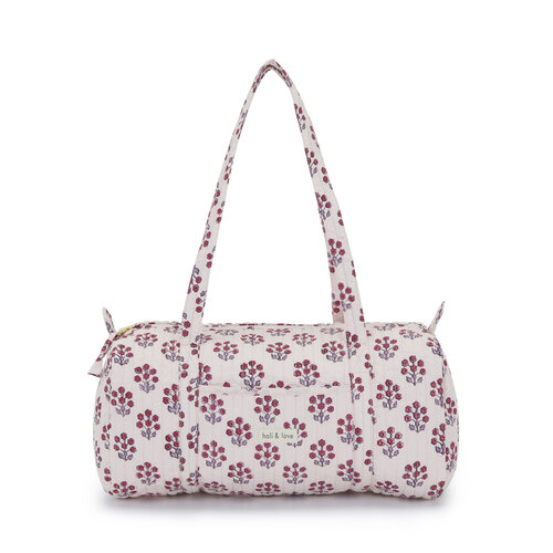 weekend bag - pink flower HOLI & LOVE weekend bag - pink flower