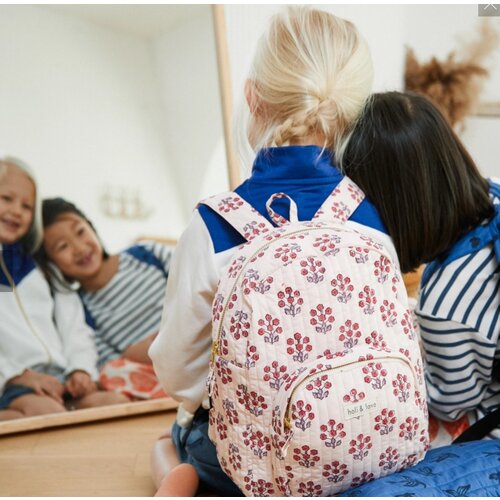 backpack kids - pink flower HOLI & LOVE backpack kids - pink flower