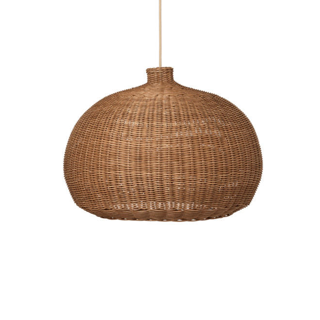 braided lampshade - belly