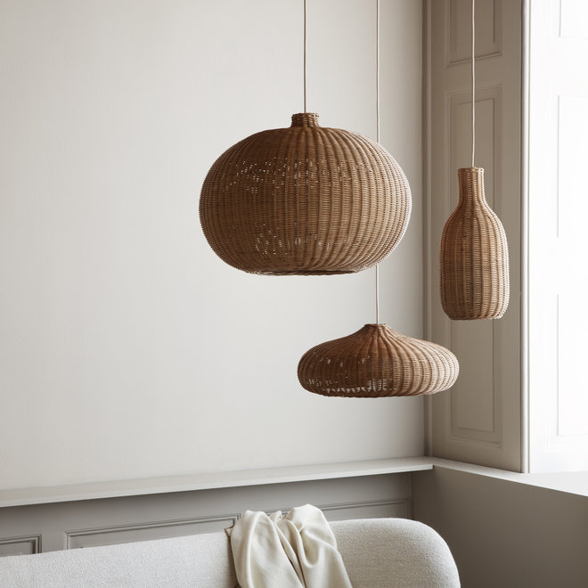 braided lampshade - belly