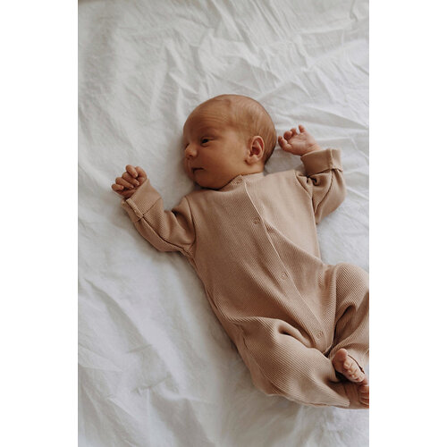 A BABY BRAND rib romper - nude