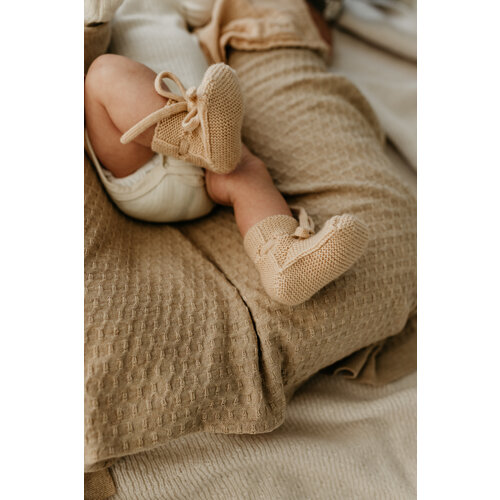 HVID booties - apricot - 0-9M