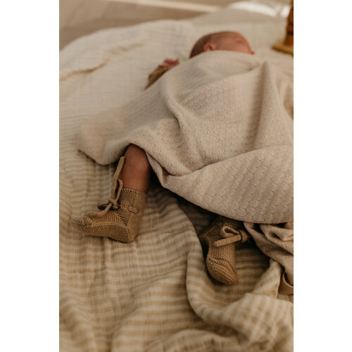 HVID booties - sand - 0-9M