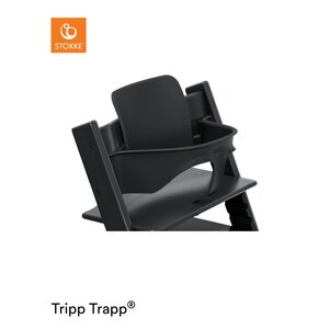 tripp trapp baby set - black
