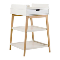 QUAX changing table hip + lade - clay/naturel
