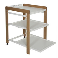 QUAX changing table comfort - white/natural