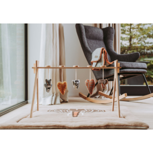 tipi - activity arch + 5 knitted toys - ethnic