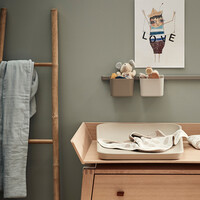 LEANDER matty changing mat - cappuccino