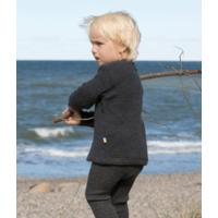 JOHA cardigan - dark grey - 100% wool