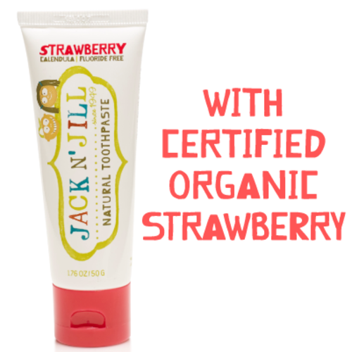 natural toothpaste organic - strawberry JACK 'N JILL natural toothpaste organic - strawberry