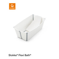 STOKKE flexi bad bundel (bad & inzetje) - wit